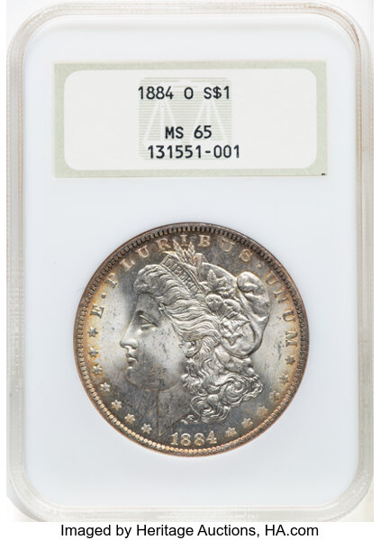 1884-O $1  Die Break Right Stars, VAM-19B MS thumbnail 5