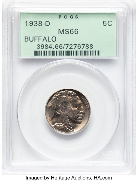 1938-D 5c Buffalo MS thumbnail 5