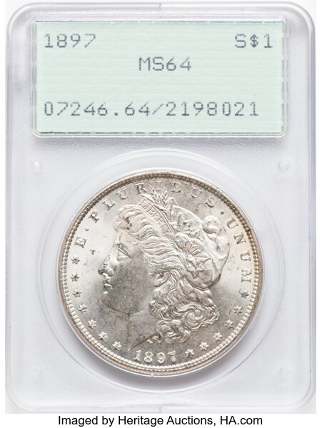 1897 $1  Doubled 1, VAM-3 MS thumbnail 5