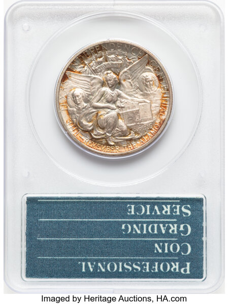 Texas 50c [Type] MS65 CAC thumbnail 4