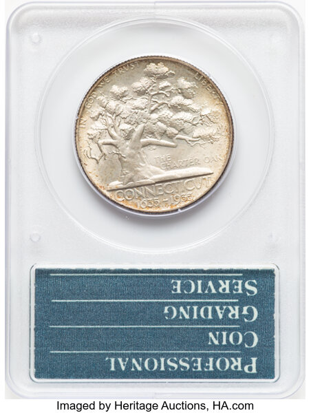 1935 50c Connecticut MS64 thumbnail 4
