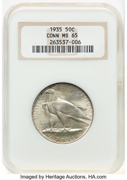 1935 50c Connecticut MS thumbnail 6