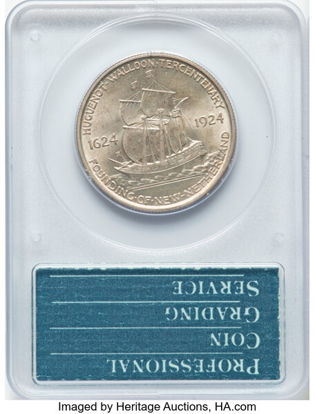 1924 50c Huguenot-Walloon MS64 thumbnail 2