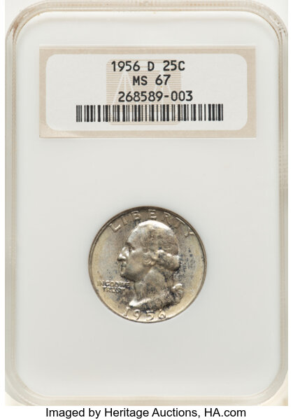 1956-D 25c MS thumbnail 3
