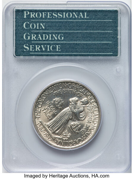 1937 50c Roanoke Island MS64 thumbnail 4