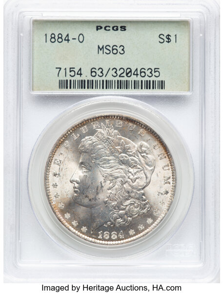 1884-O $1  Die Break Right Stars, VAM-19B MS thumbnail 6