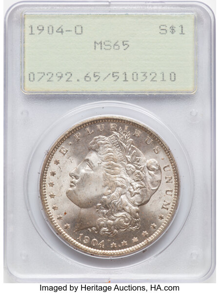 1904-O $1  Denticle Impressions Below Wing, VAM-12A MS thumbnail 14