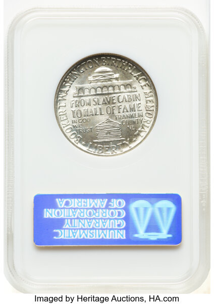 Booker T. Washington Memorial 50c [Type] MS65 thumbnail 4
