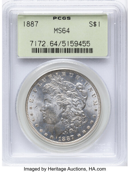 1887 $1  Die File Lines UNITED, VAM-4A MS thumbnail 3