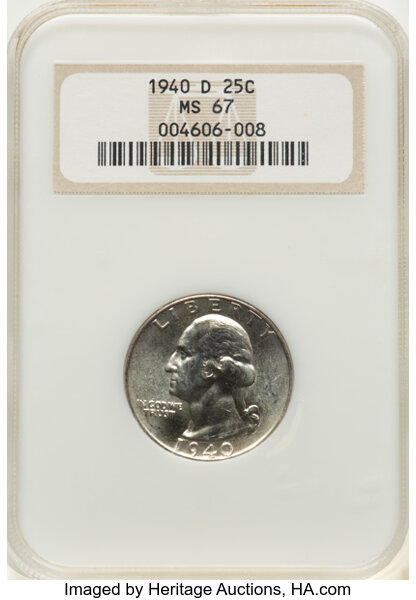 1940-D/D 25c Repunched Mintmark, FS-502 MS thumbnail 3