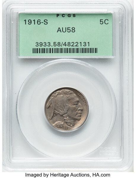 1916-S 5c MS thumbnail 4