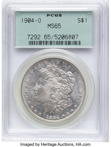 1904-O $1  Denticle Impressions Below Wing, VAM-12A MS thumbnail 17