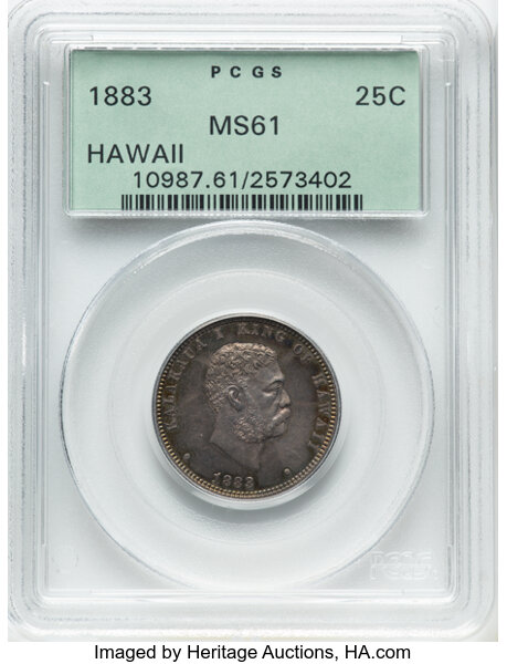1883 25c Hawaii MS PL thumbnail 2