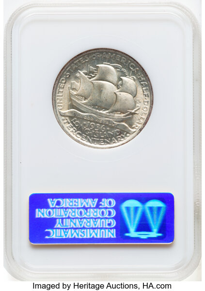 1936 50c Long Island MS64 CAC thumbnail 2
