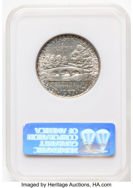 1937 50c Antietam MS64 thumbnail 2