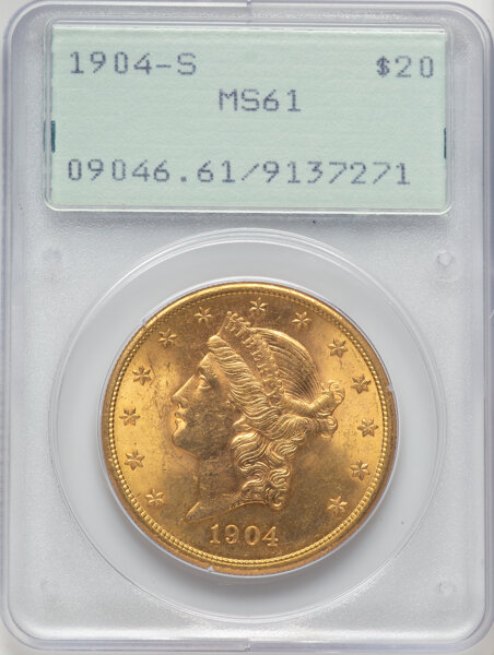 1904-S $20  MS thumbnail 3