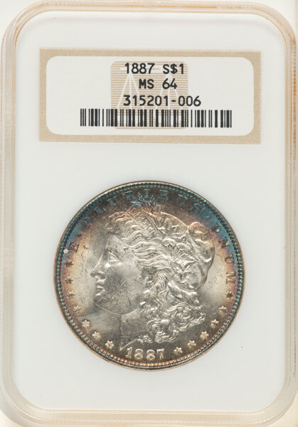 1887 $1  Die File Lines UNITED, VAM-4A MS thumbnail 3