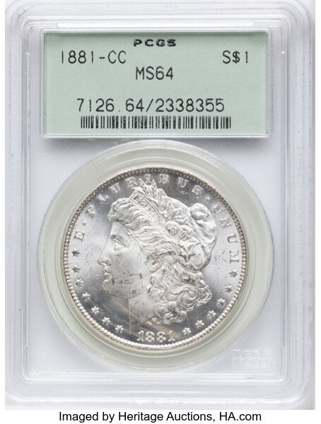 1881-CC $1  Dash Under 8, VAM-3 MS thumbnail 4
