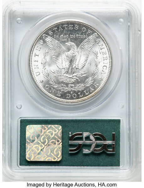 1885-S $1 MS60 CAC thumbnail 2