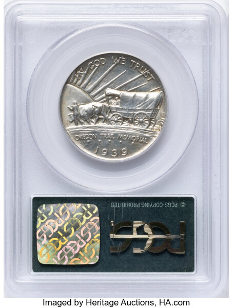 1939-D 50c Oregon Trail XF40 thumbnail 8