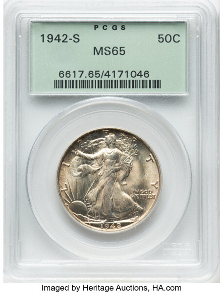 1942-S 50c MS thumbnail 4