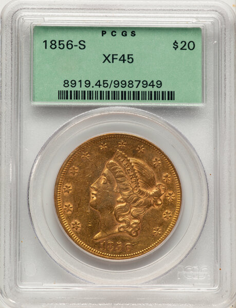 1856-S $20  Full Serif, Low S MS thumbnail 2