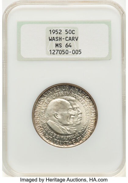 1952 50c Washington-Carver MS thumbnail 3