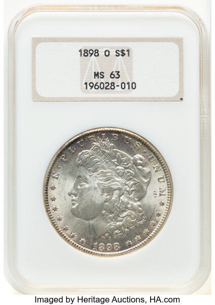 1898-O $1  Clashed Dies, VAM-16A MS thumbnail 9