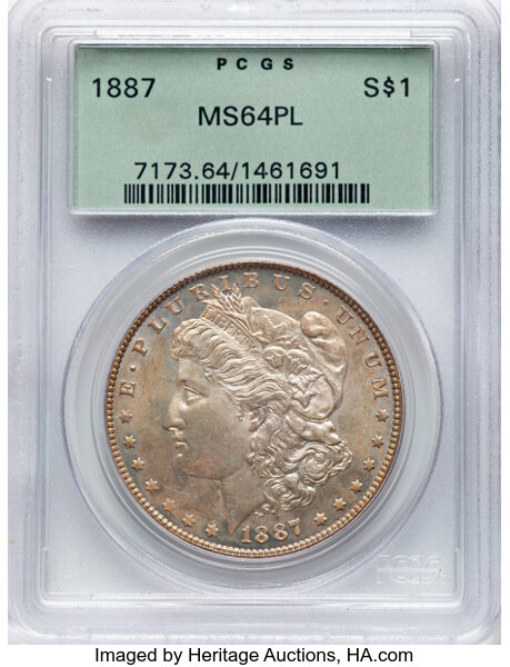1887 $1  MS PL thumbnail 5