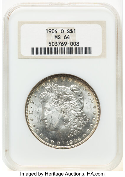 1904-O $1  Denticle Impressions Below Wing, VAM-12A MS thumbnail 10