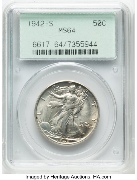 1942-S 50c MS thumbnail 5