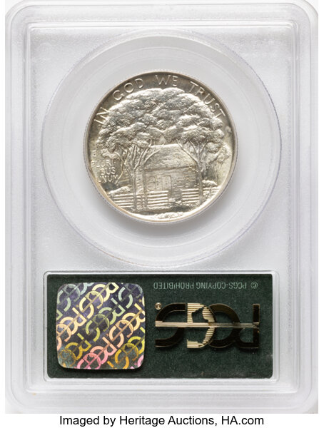 1922 50c Grant Memorial, without Star MS64 CAC thumbnail 6