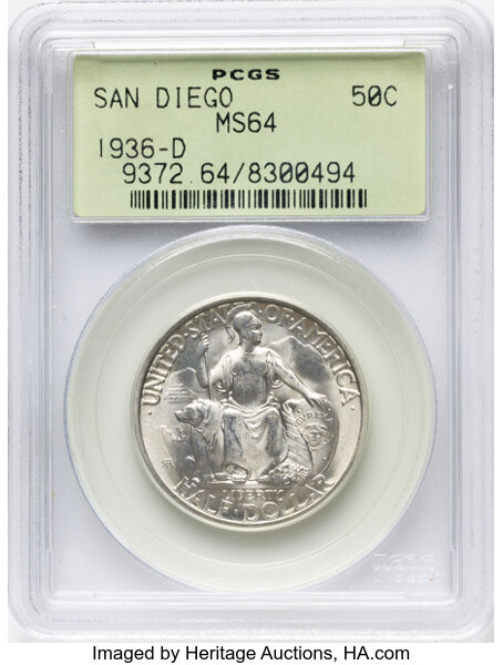 1936-D 50c San Diego Expo MS thumbnail 8