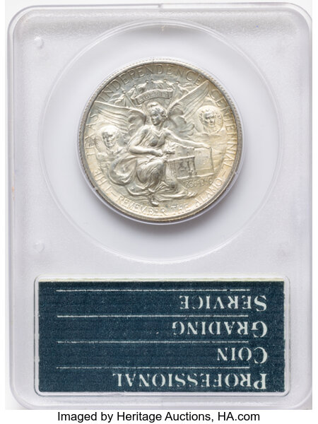 Texas 50c [Type] MS65 CAC thumbnail 2