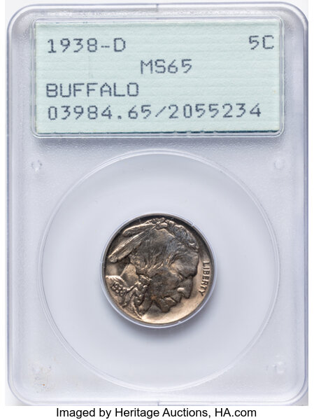 1938-D 5c Buffalo MS thumbnail 7
