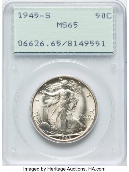 1945-S 50c MS thumbnail 14