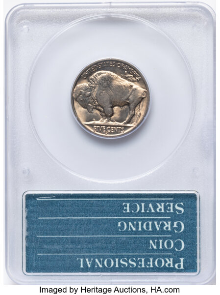 1938-D 5c Buffalo MS65 CAC thumbnail 6