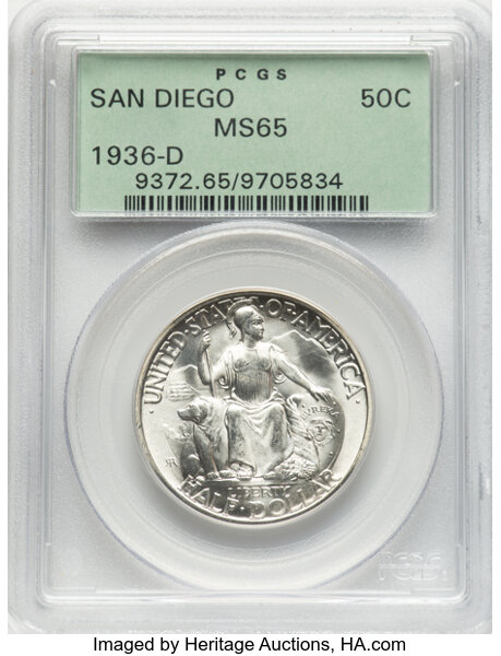 1936-D 50c San Diego Expo MS thumbnail 4
