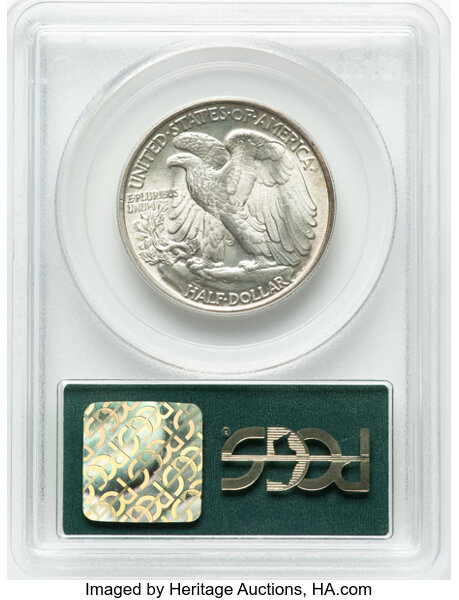 1945 50c MS63 thumbnail 4