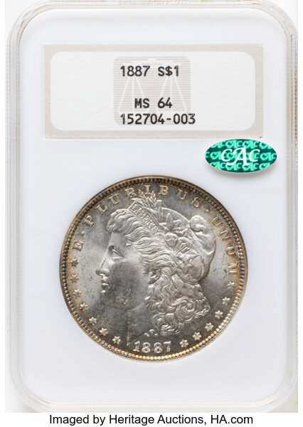 1887 $1  Die File Lines UNITED, VAM-4A MS thumbnail 11