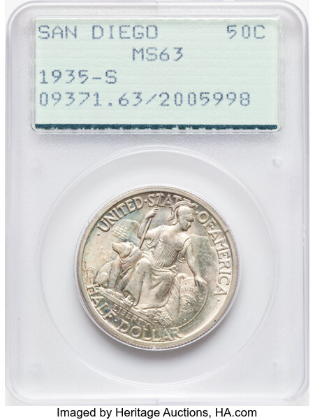 1935-S 50c San Diego Expo MS thumbnail 3
