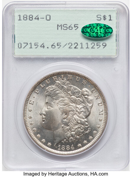 1884-O $1  Die Break Right Stars, VAM-19B MS thumbnail 4