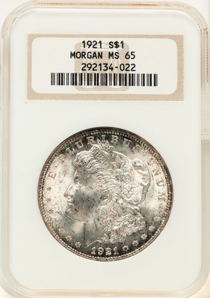 1921 $1  Morgan, Meteor Die Gouges, VAM-3i MS thumbnail 4
