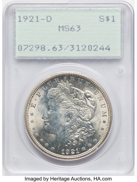 1921-D $1  MS thumbnail 4