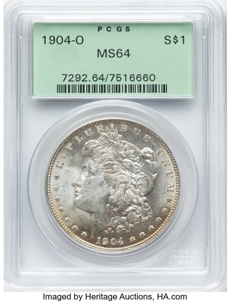 1904-O $1  Denticle Impressions Below Wing, VAM-12A MS thumbnail 8