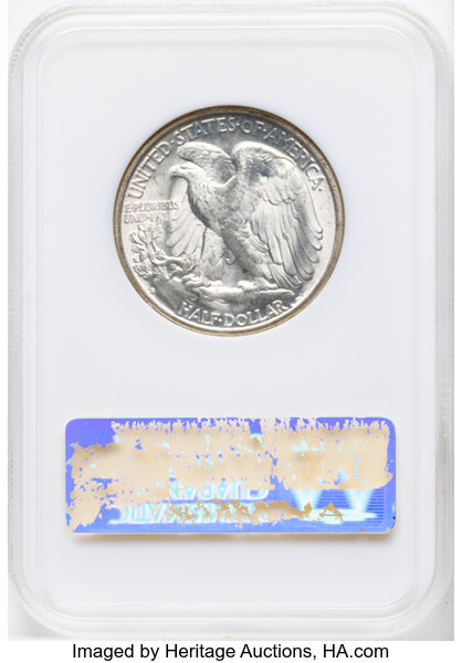 1943-S 50c MS63 CAC thumbnail 2
