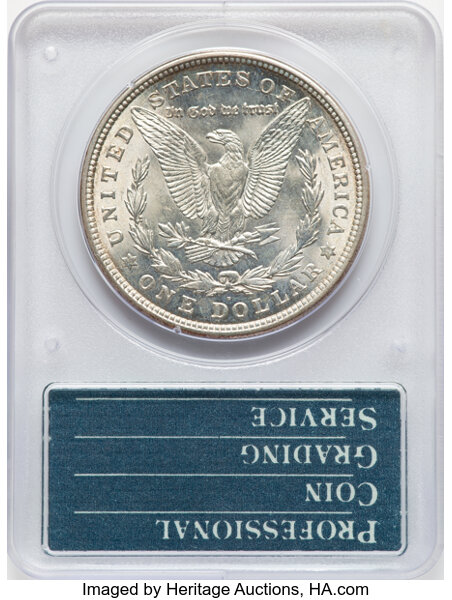 1921-D $1 MS63 CAC thumbnail 4