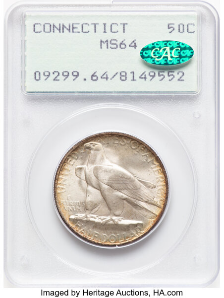 1935 50c Connecticut MS thumbnail 7