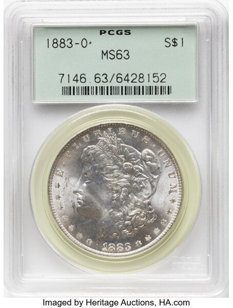 1883-O $1  Buffed Reverse, Die Break, VAM-1C3 MS thumbnail 12