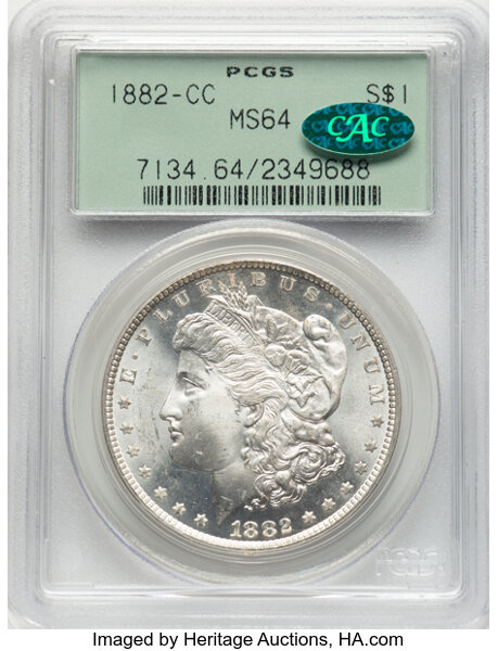 1882-CC $1  Polished Die, VAM-3A2 MS thumbnail 3